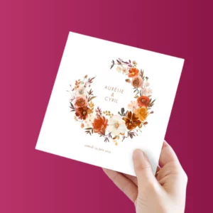 Création de faire-part de mariage unique